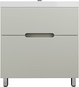 Style Line Тумба с раковиной Матис 80 олива